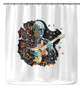 Melodious Mosaic Shower Curtain